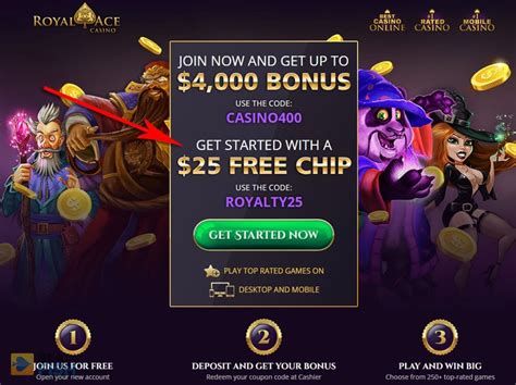Royal ace casino bonus